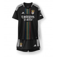 Camisa de time de futebol Benfica Replicas 2º Equipamento Infantil 2023-24 Manga Curta (+ Calças curtas)